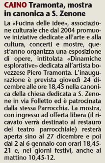 Giornale di Brescia 22/12/2009